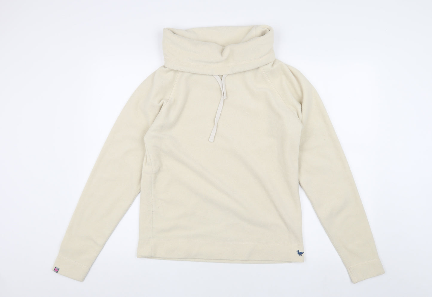 Country Rose Women's Ivory Fleece Pullover Sweatshirt Size S