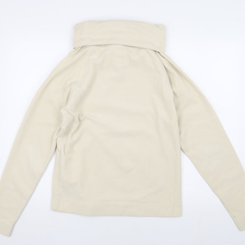 Country Rose Women's Ivory Fleece Pullover Sweatshirt Size S