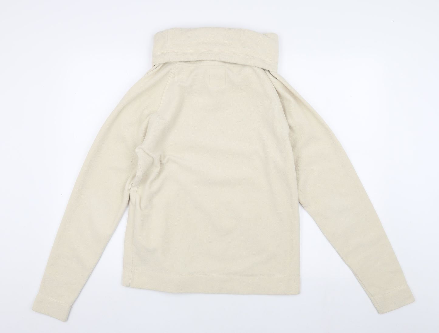 Country Rose Women's Ivory Fleece Pullover Sweatshirt Size S