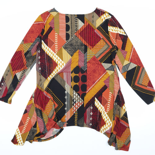 Klass Women's Multicoloured Tunic Blouse Size M
