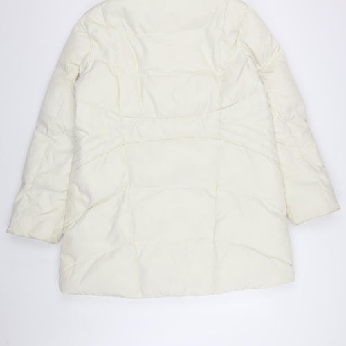 Centigrade Women's Ivory Long Puffer Jacket L