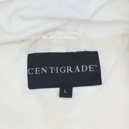 Centigrade Women's Ivory Long Puffer Jacket L