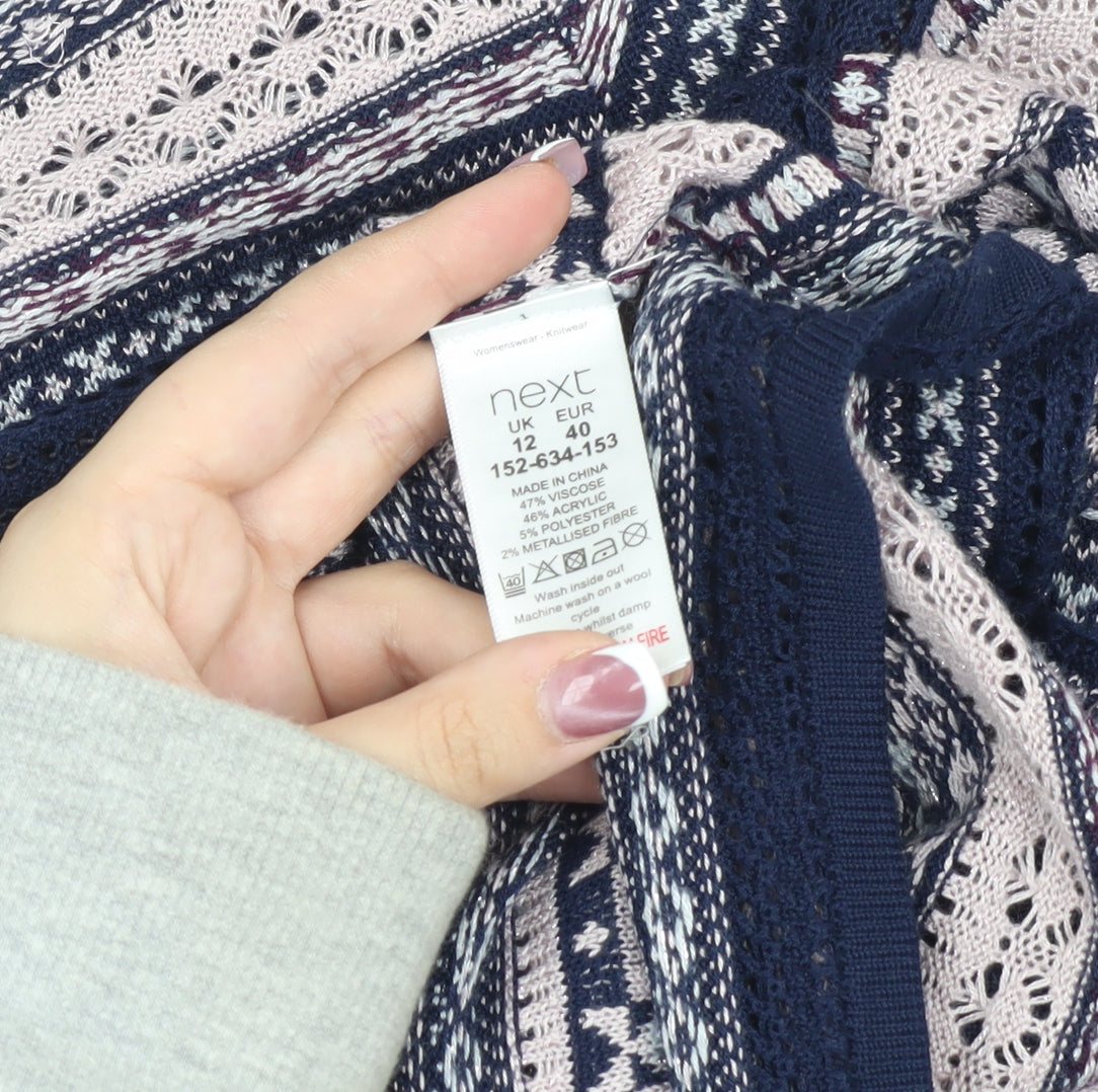Next Women's Multicoloured Pullover Jumper Size 12