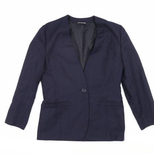 Eastex Women's Blue Blazer UK 12 Classic Business