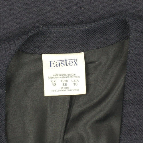 Eastex Women's Blue Blazer UK 12 Classic Business