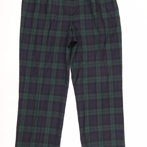 Marks and Spencer Women's Multicoloured Plaid Trousers Size 20