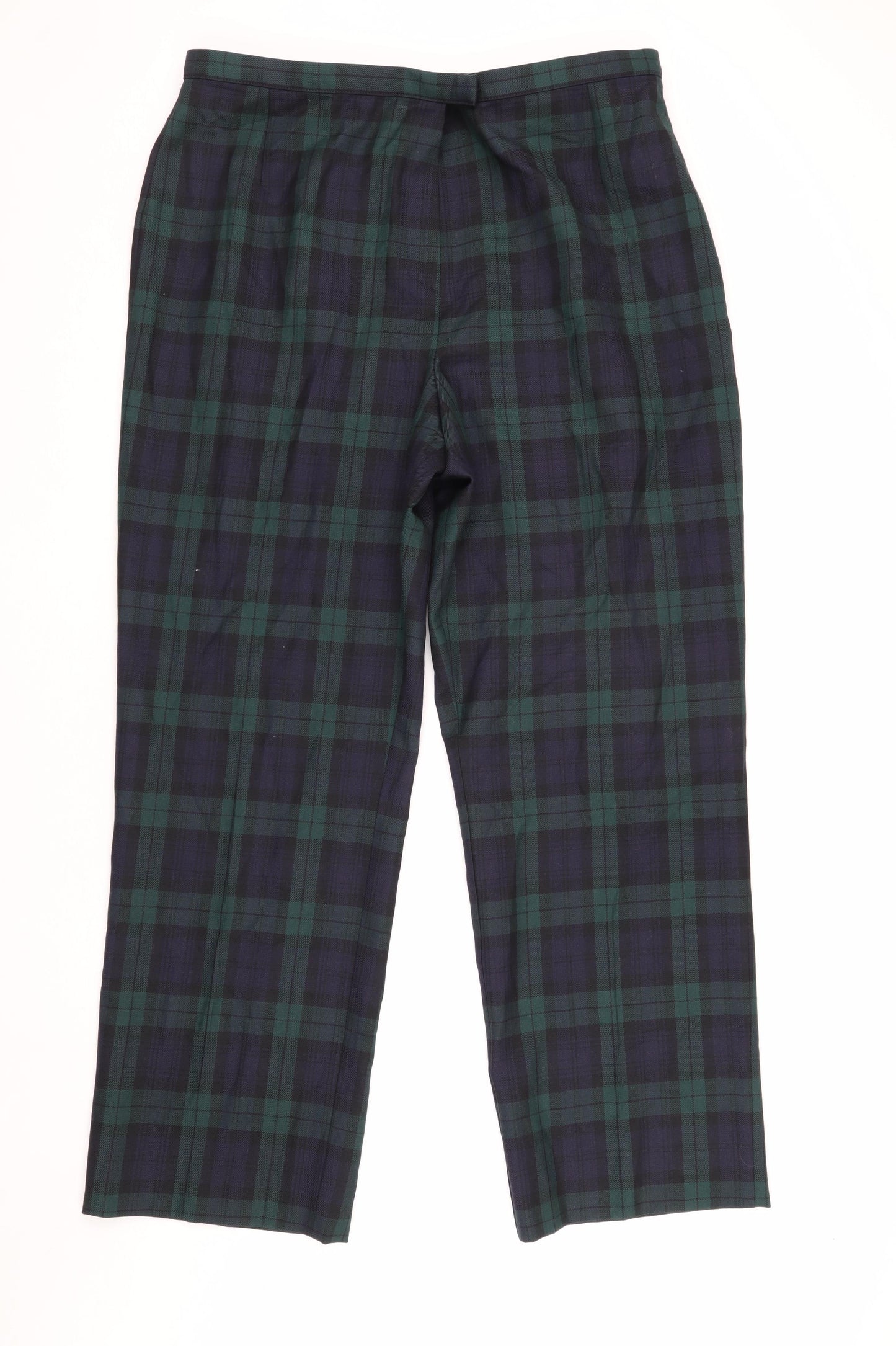 Marks and Spencer Women's Multicoloured Plaid Trousers Size 20