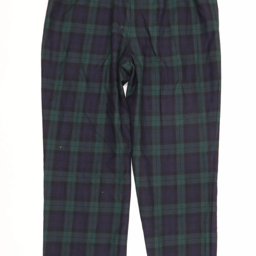 Marks and Spencer Women's Multicoloured Plaid Trousers Size 20