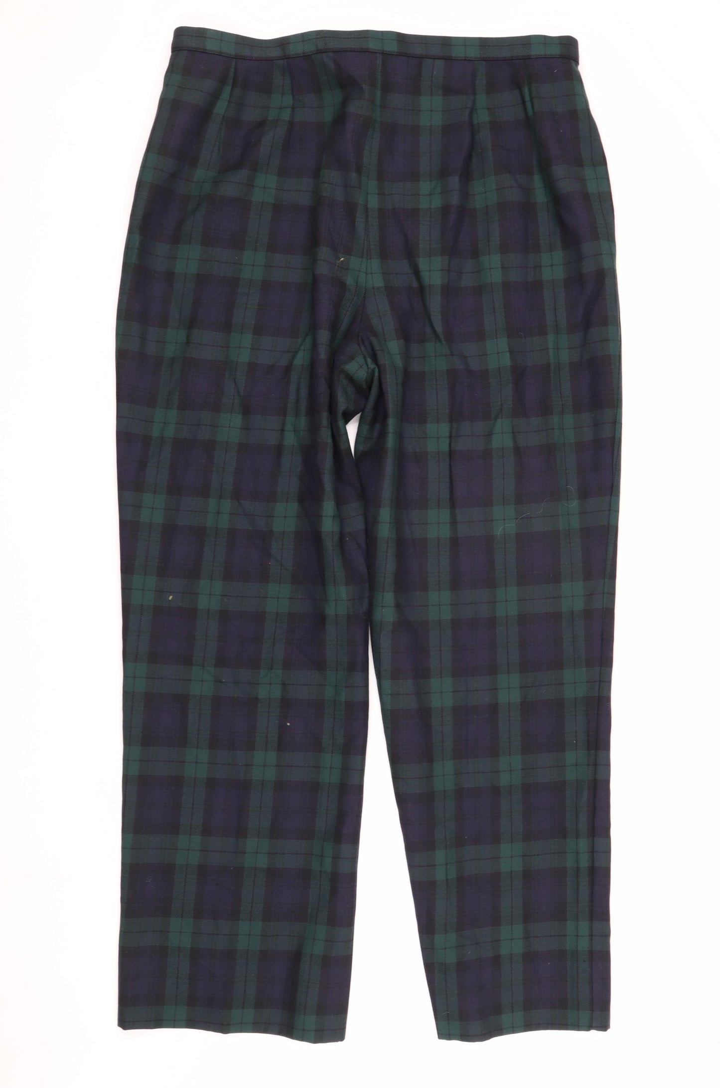 Marks and Spencer Women's Multicoloured Plaid Trousers Size 20