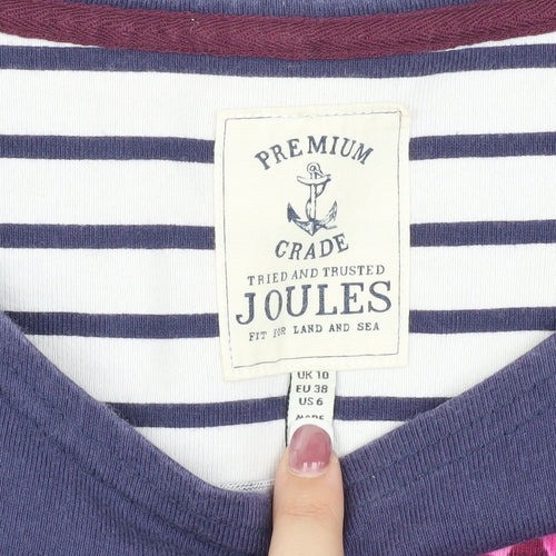 Joules Women's Multicoloured Floral Shift Dress Size 10