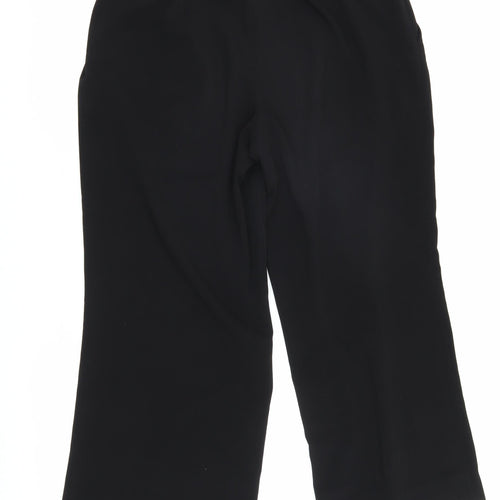 Katherine Barclay Women's Black Wide-Leg Trousers