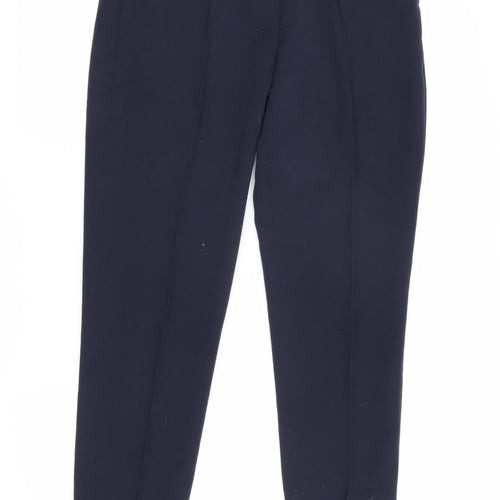Ana Jakobs Women's Black Straight Leg Trousers Size 10