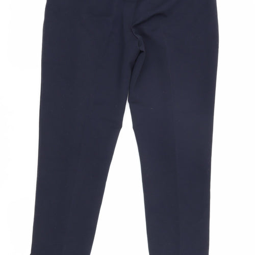 Ana Jakobs Women's Black Straight Leg Trousers Size 10