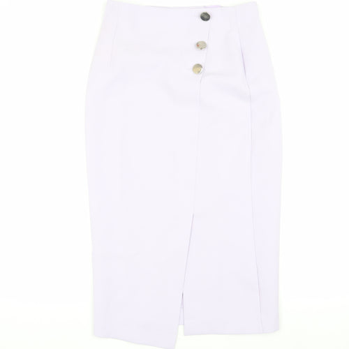 Marks and Spencer Women's White Pencil Skirt Size 10