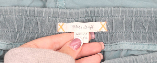 White Stuff Women's Blue Cargo Trousers Size 14