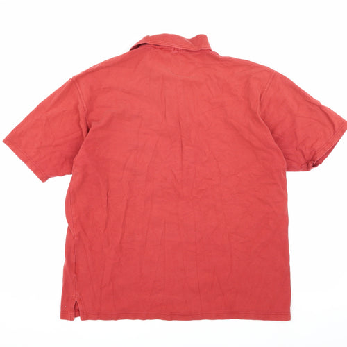 Greenwoods Escape Men's XL Red Cotton Polo Shirt