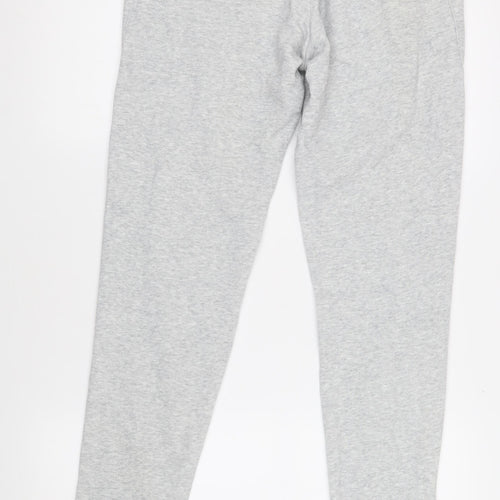 Puma Men's Grey Joggers, Size S, Sporty Fleece Trousers