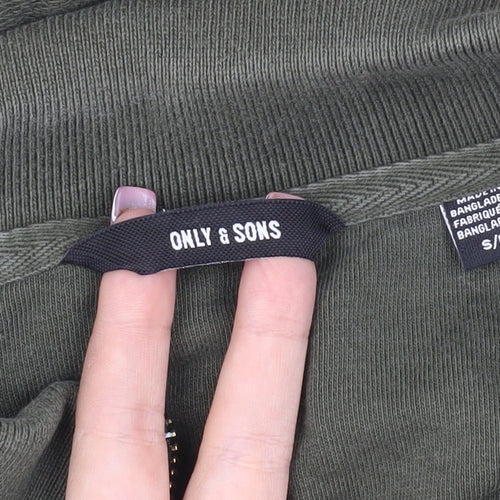 ONLY & SONS Green Polo Shirt for Men, Size S