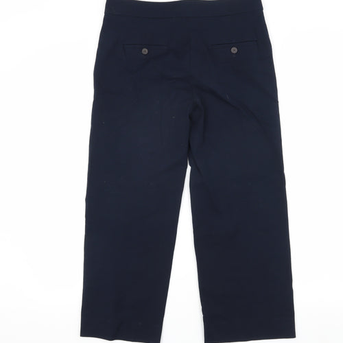 J.Crew Womens Blue Trousers Size 2XS Straight Leg