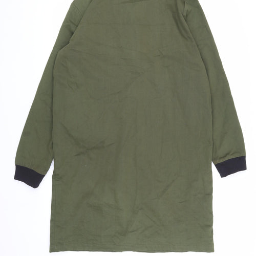 Boohoo Man Green L Bomber Jacket for Men, Casual & Stylish