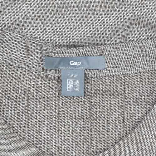 Gap Women's Beige Shirt Dress Size 8 - Autumn Casual Wear