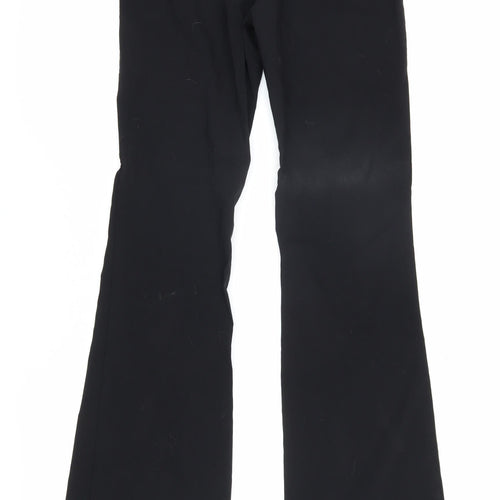 Jane Norman Black Flared Trousers - Women's Size 10