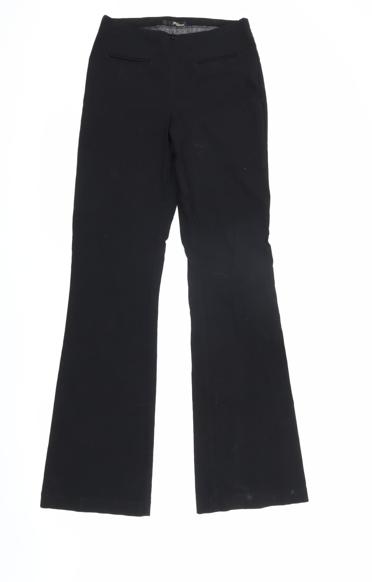 Jane Norman Black Flared Trousers - Women's Size 10