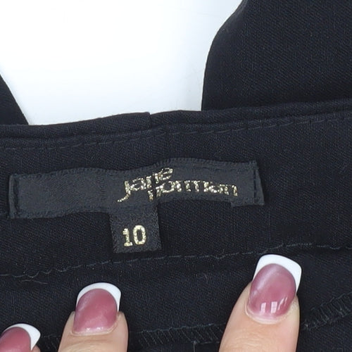 Jane Norman Black Flared Trousers - Women's Size 10