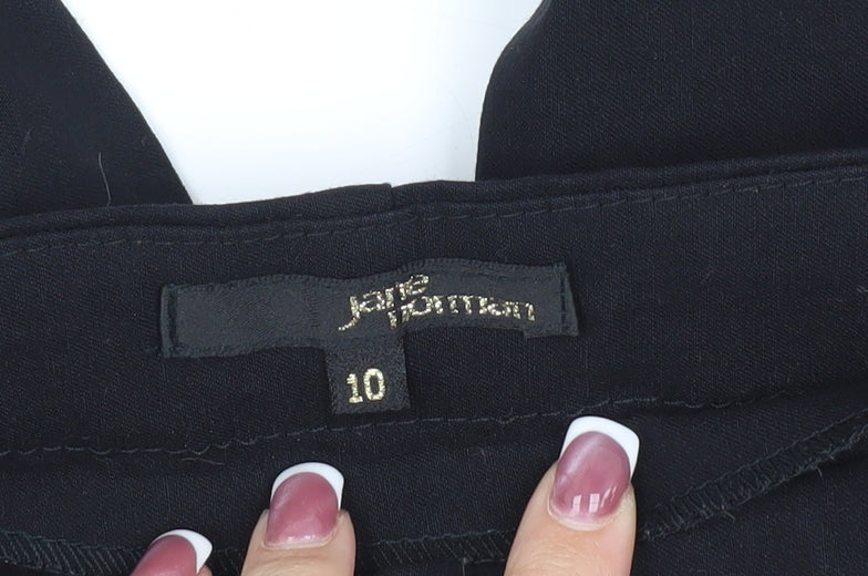 Jane Norman Black Flared Trousers - Women's Size 10
