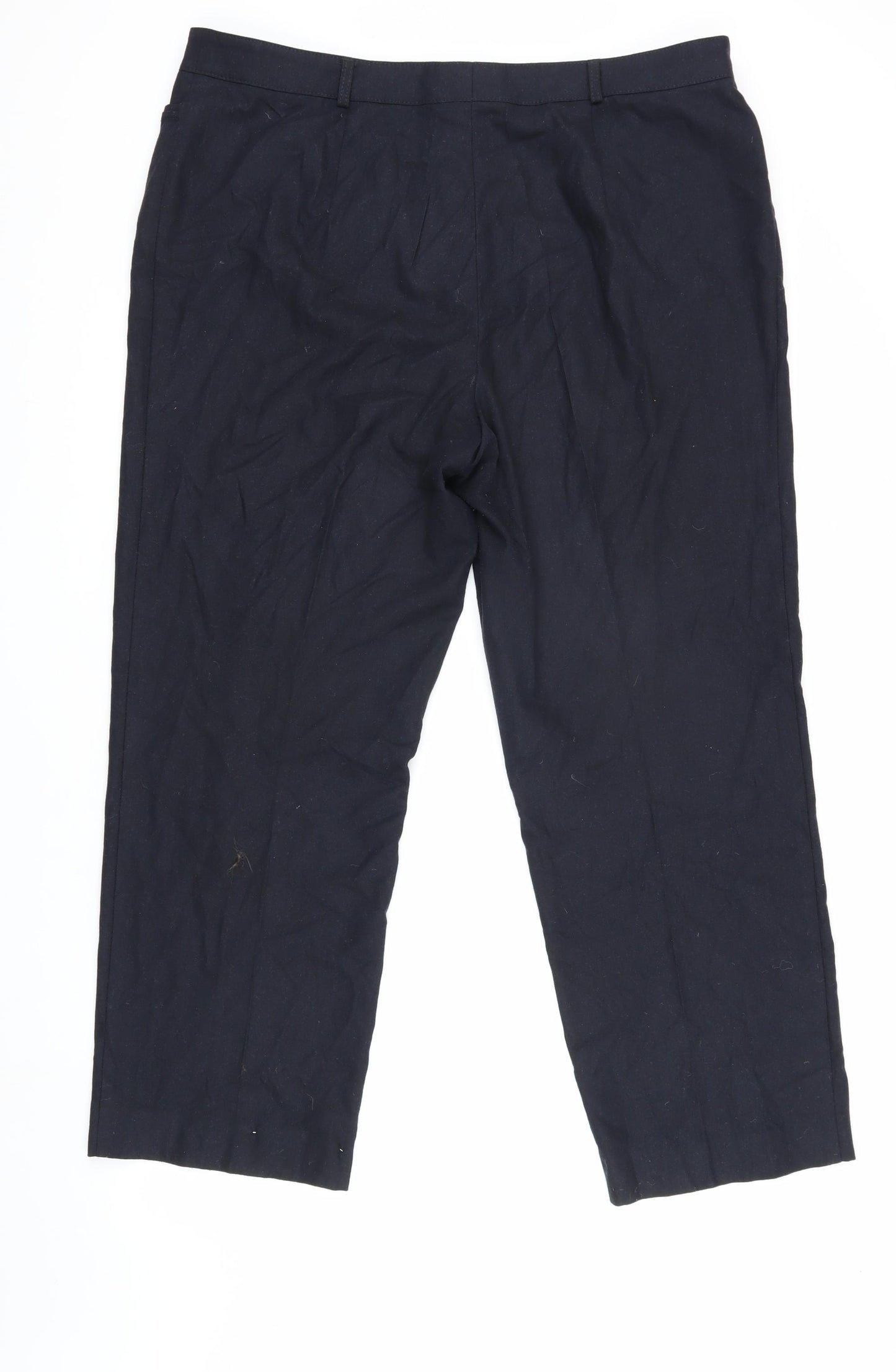 Basler Men's Navy Dress Pants - M, Business Casual