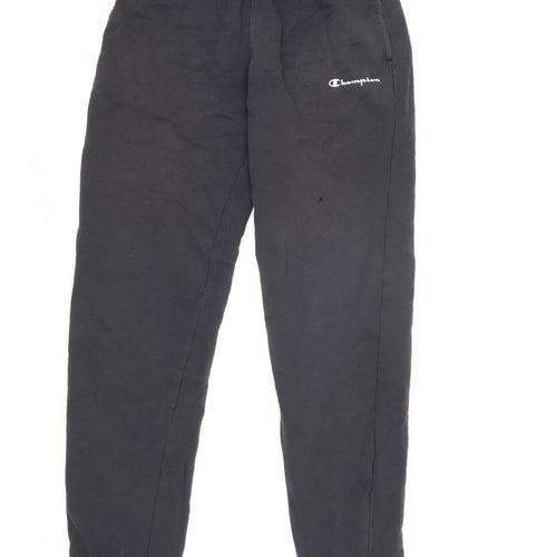 Champion Boys Black Jogger Trousers XL - Perfect for School