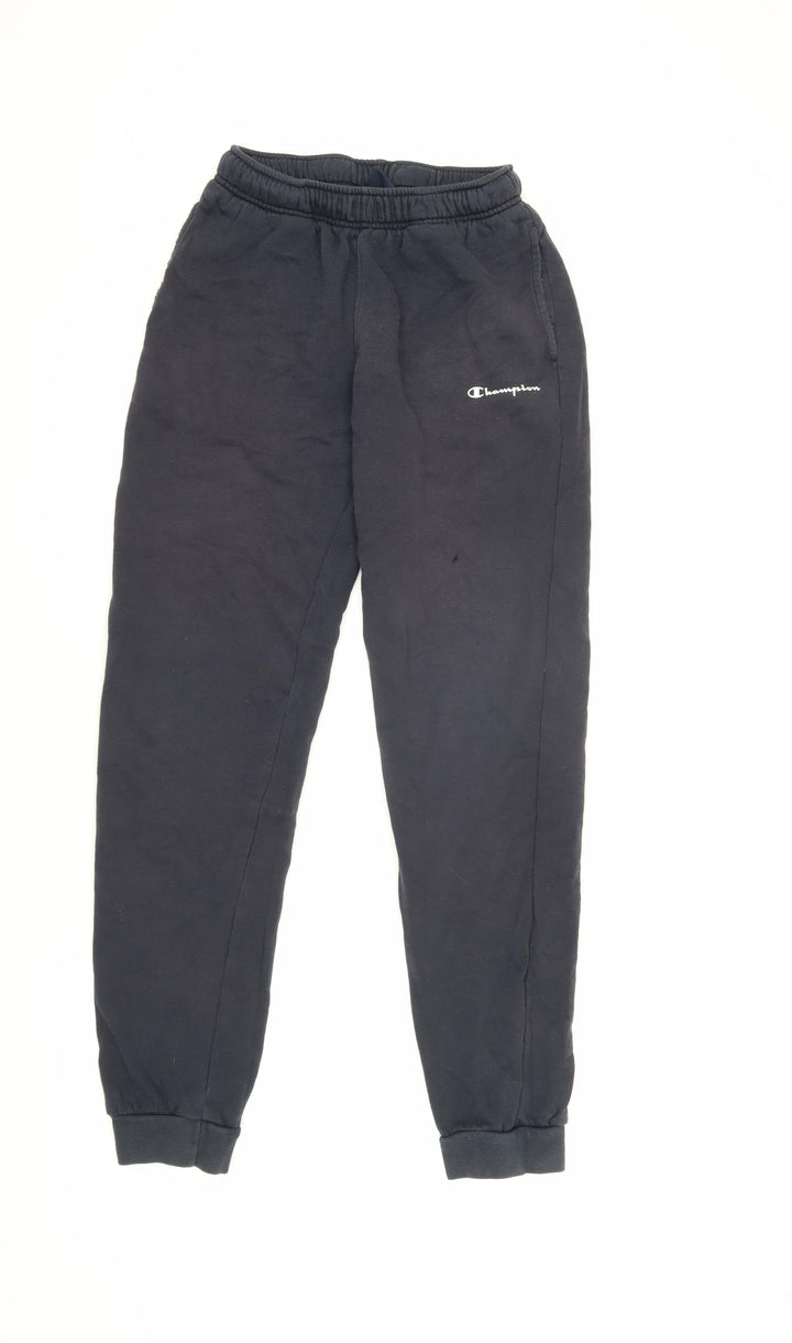 Champion Boys Black Jogger Trousers XL - Perfect for School