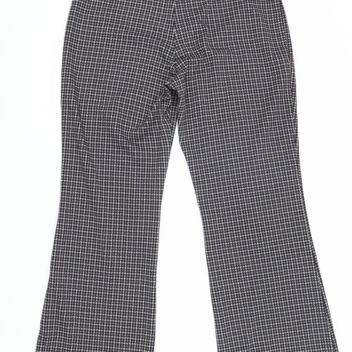 Monki Women's Multicoloured Flared Trousers M