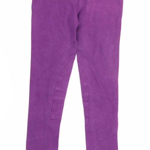 Equetech Women's Purple Straight Trousers
