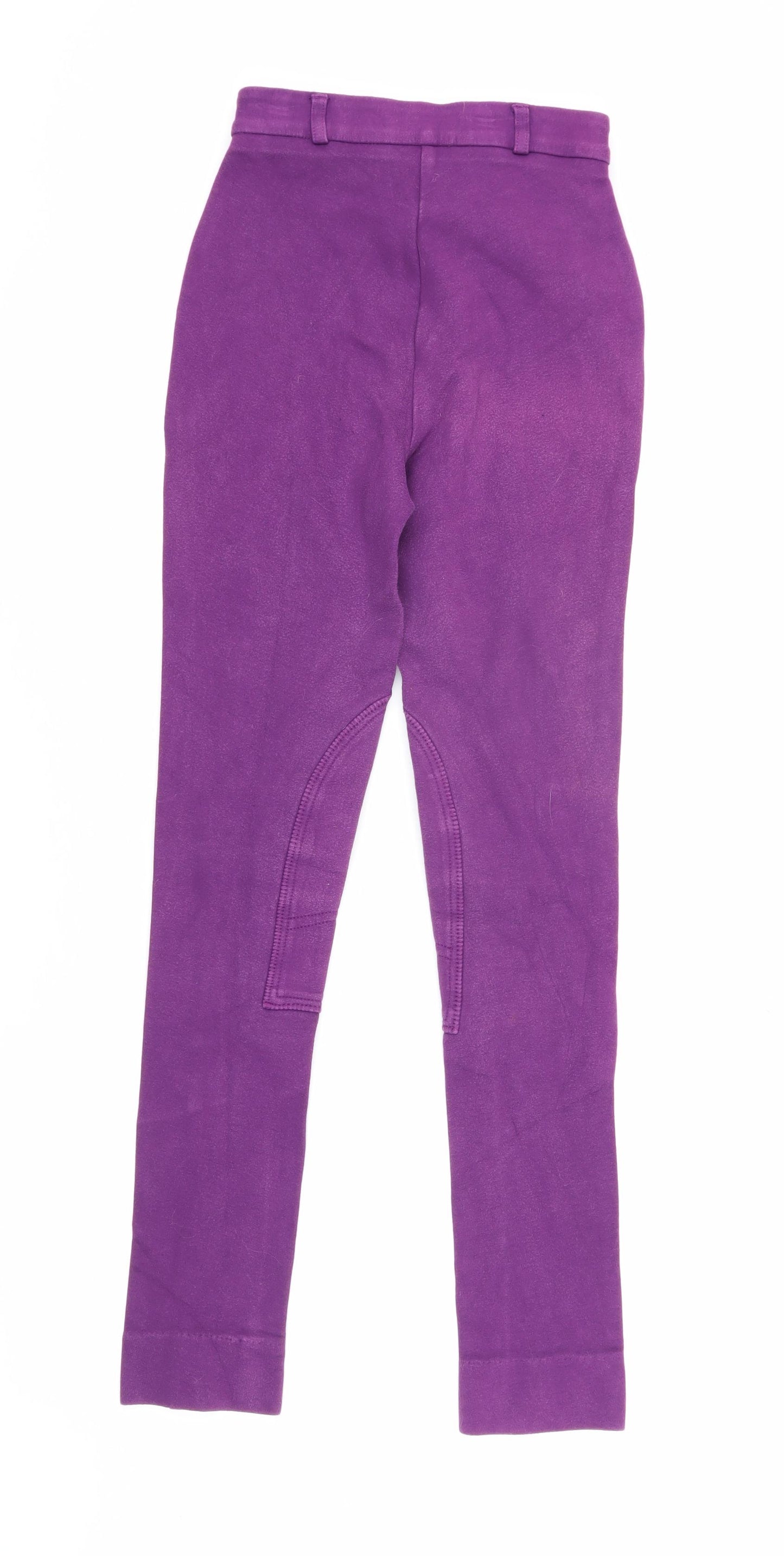 Equetech Women's Purple Straight Trousers