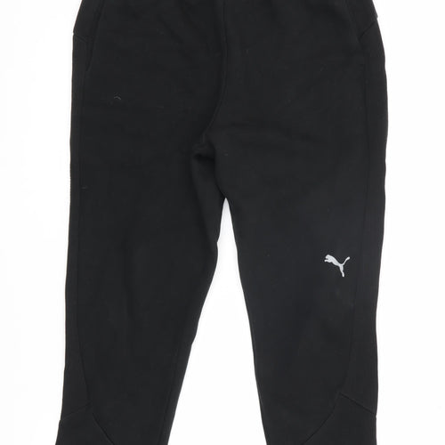 Puma Men's Black Jogger Trousers, Size M, Athletic Style