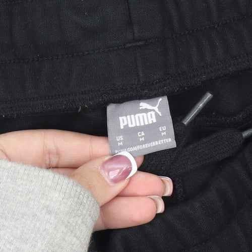 Puma Men's Black Jogger Trousers, Size M, Athletic Style