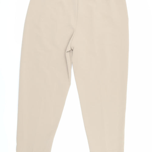Marks and Spencer Women's Beige Ankle Trousers Size 16