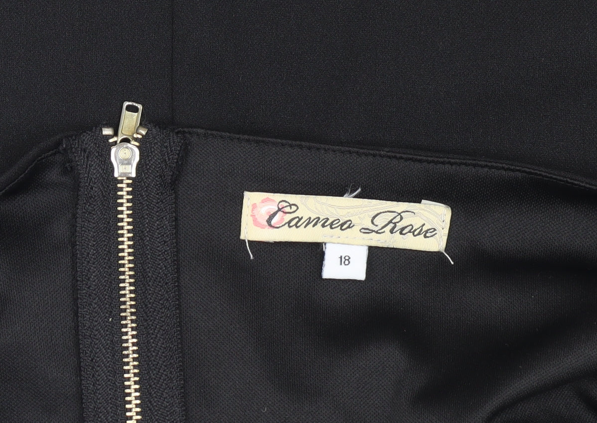 Cameo Rose Women’s Black Bodycon Dress Size 18