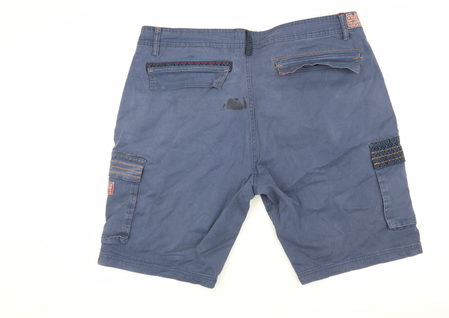 Joe Browns Men's Blue Cargo Shorts Size 38