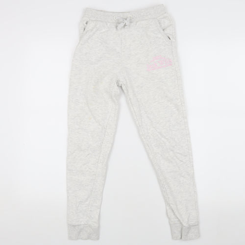 Jack Wills Girls Grey Jogger Trousers 9-10 Years - Casual
