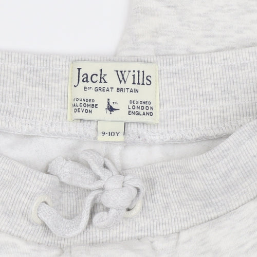 Jack Wills Girls Grey Jogger Trousers 9-10 Years - Casual