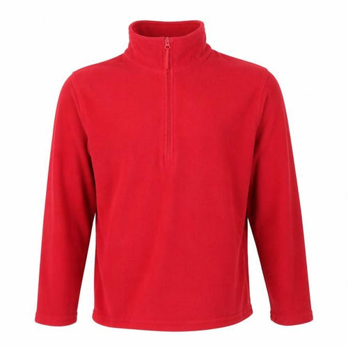 Mountain Warehouse Men's Red Medium 1/4 Zip Fleece Sweatshirt
