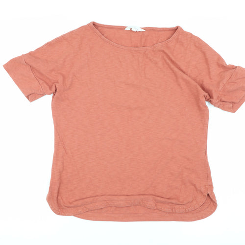 Seasalt Cornwall Pink Women's T-Shirt, Size 8, Cotton, Summer