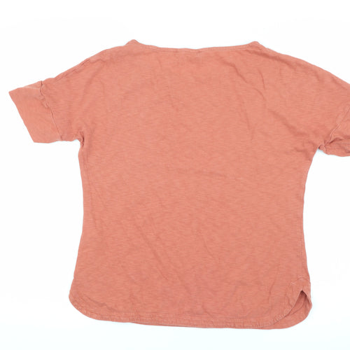 Seasalt Cornwall Pink Women's T-Shirt, Size 8, Cotton, Summer