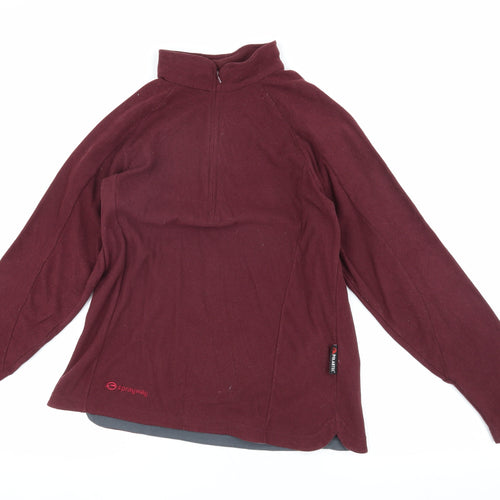 Sprayway Women's XS Red Fleece 1/2 Zip Sweatshirt