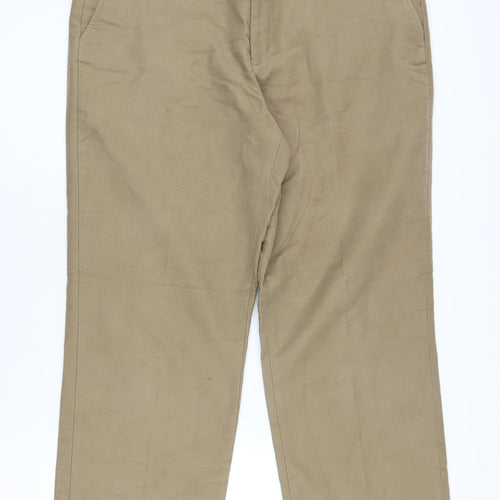 Maine New England Men's Beige Chino Trousers 36S