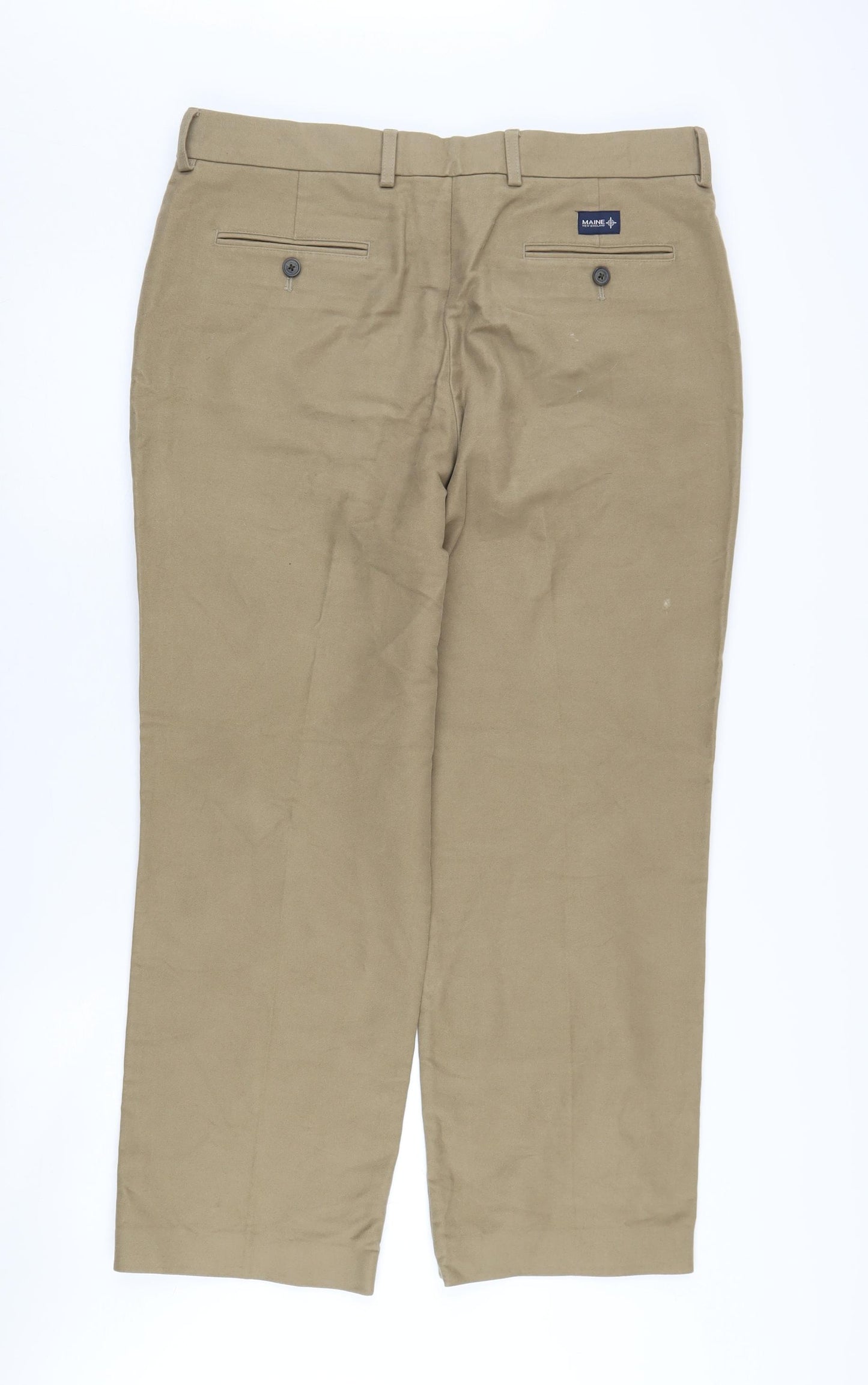 Maine New England Men's Beige Chino Trousers 36S