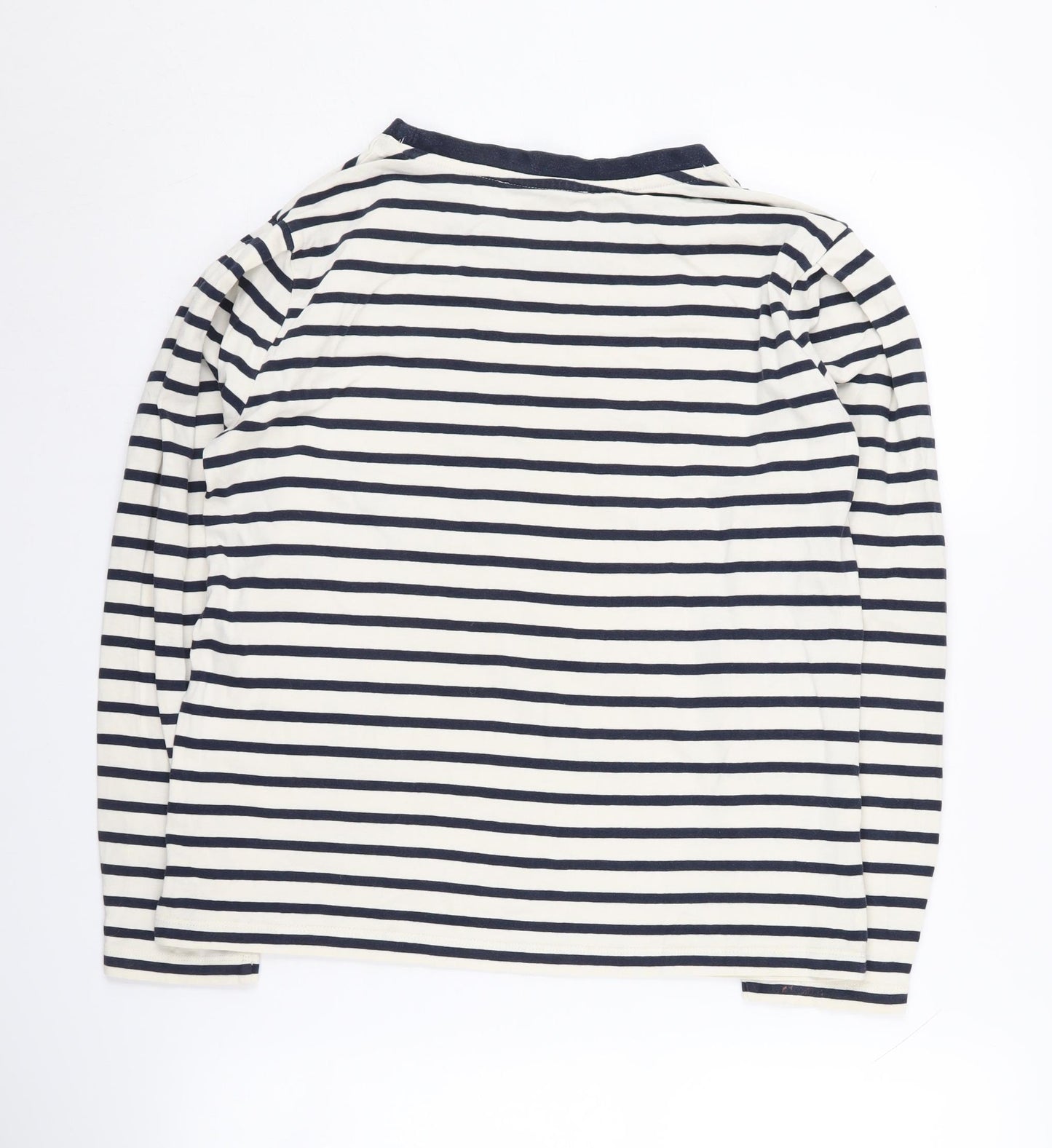 MNG Women's Multicoloured Striped T-Shirt - Size 12