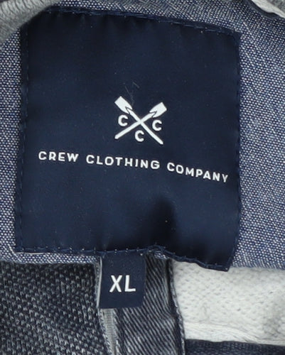 Crew Clothing Company Men’s Grey XL Pullover Sweatshirt